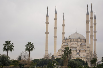 Wall Mural - adana sabanci central mosque in turkey