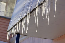 Icicles On The Office Building