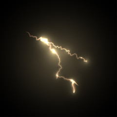 Wall Mural - lightning storm bolt