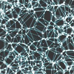 Wall Mural - lattice structure. science or technology background. graphic design. 3d grid surface. abstract vecto
