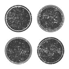 Wall Mural - grunge round black frames,banners,set