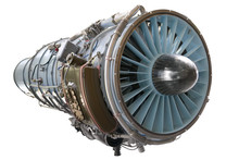 Interior Of A Aviation Jet Engine