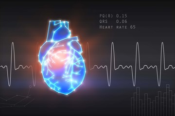 Wall Mural - Medicine and cardiology background