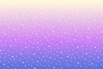 Aufkleber - Graphic abstract background communication. Geometric scientific pattern with compounds. Minimal array lines and dots. Digital data visualization. Scientific illustration for your design