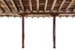 Porch roof rustic style isolated interior view