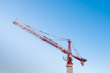 Fototapeta  - Tower crane for building construction