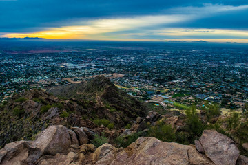 Wall Mural - Sunrise on Camelback Mountain in Phoenix, Arizona