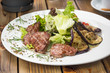 © Олег Курбанов - beef medallions with grilled vegetables