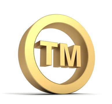 tm trade mark sign 3d illustration