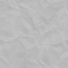 Poster - Crushed gray paper texture – stock vector