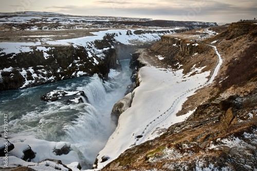 Iceland Golden Circle Gullfoss Waterfall アイスランド グトルフォス ゴールデンサークル 黄金の滝 Buy This Stock Photo And Explore Similar Images At Adobe Stock Adobe Stock