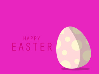 Abstract background Happy Easter with eggs, Vector illustration.