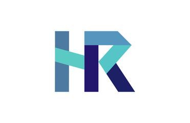 Sticker - HR Ribbon Letter Logo