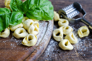 Wall Mural - Freshly prepared Italian tortellini