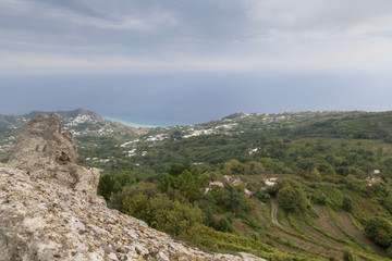 Italy, island of ischia monte epomeo