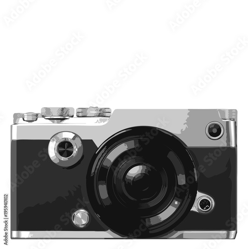 3d Illustration Abstract Art Icon Of A Retro Vintage