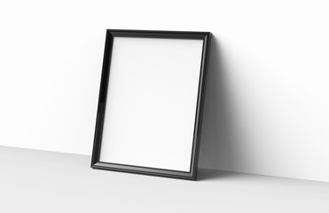 Blank picture frame mockup