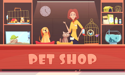 Poster - Pet Shop Illustration