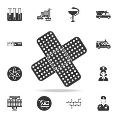 Poster - Adhesive plaster icon. Detailed set of medicine element Illustration. Premium quality graphic design. One of the collection icons for websites, web design, mobile app