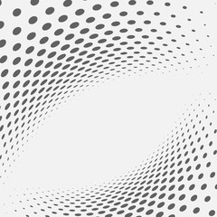 Poster - Set of dotted abstract forms