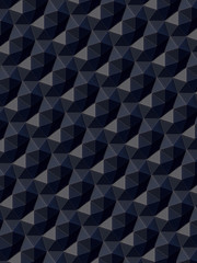 Aufkleber - Dark grey abstract surface pattern. 3d rendering