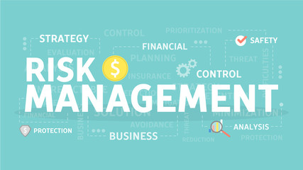 Risk management illustration.