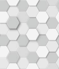 Wall Mural - mosaic of hexagons