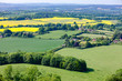 Summer rural landscape Southern England UK