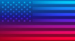 Abstract American flag vector background