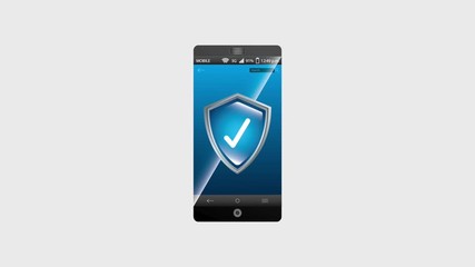 Poster - smartphone security protection data upload and download hd