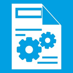 Poster - Web setting icon white