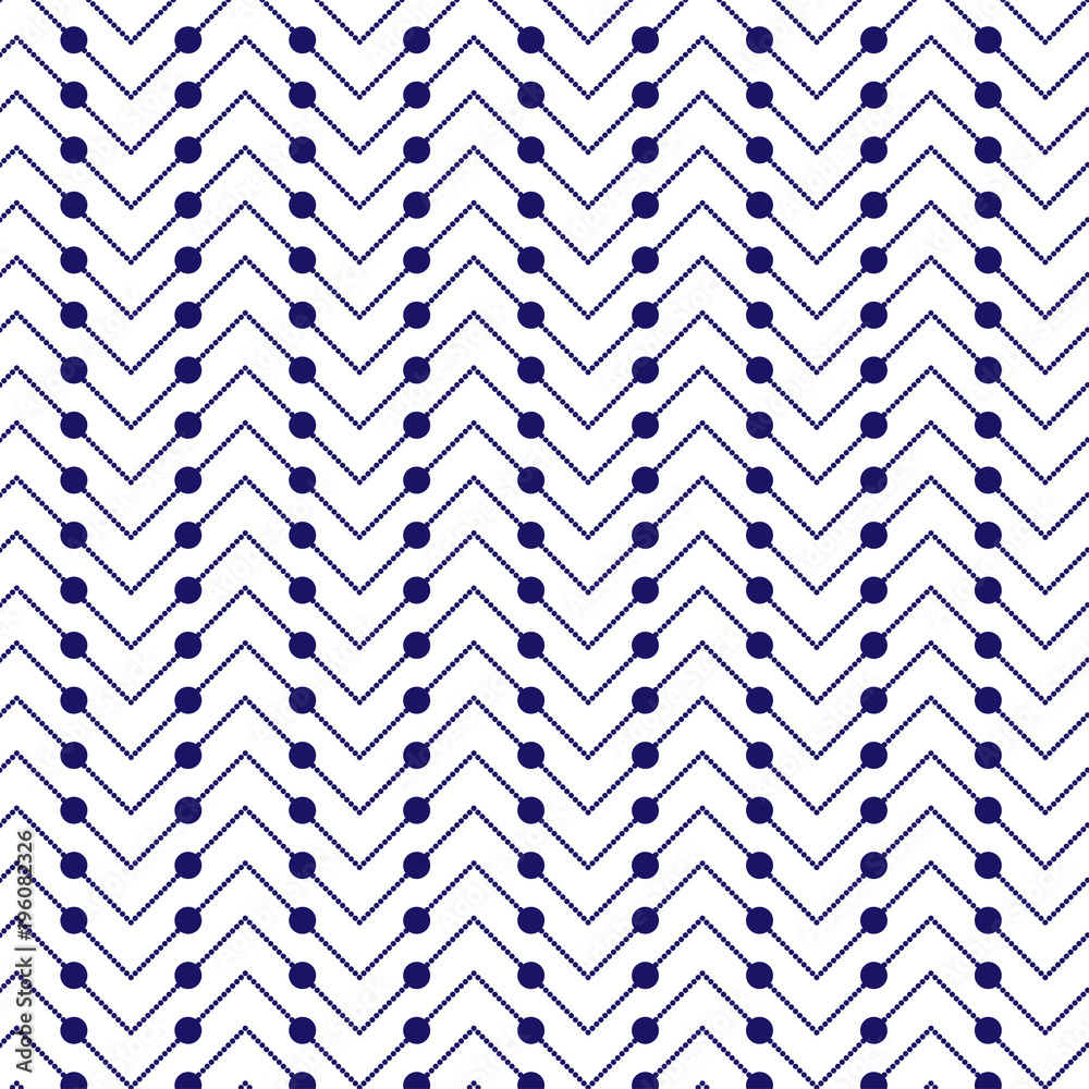 Polka Dot pattern. Geometric chevron Pattern. Small dot pattern. Casual  stylish, textile texture. Dark blue lines from dots background. Vector AI10  Stock Vector | Adobe Stock, image size:1000x1000