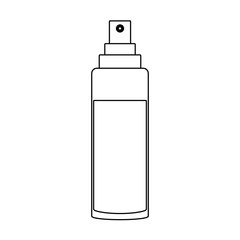 Sticker - Fragrance cosmetic bottle vector illustration graphic design