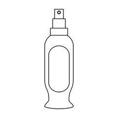 Sticker - Fragrance cosmetic bottle vector illustration graphic design