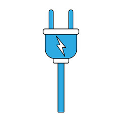 Poster - Electric plug symbol vector illustration graphic design