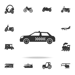 Poster - Taxi icon. Detailed set of transport icons. Premium quality graphic design. One of the collection icons for websites, web design, mobile app