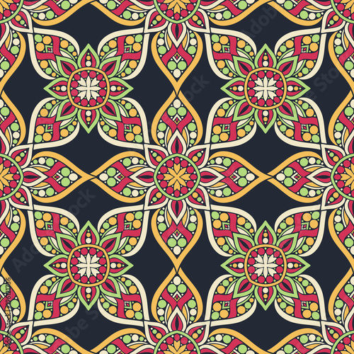 Cotton fabric Kwiatowy kwiecisty tekstura
