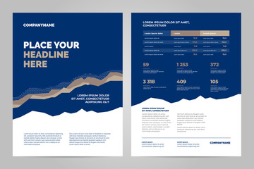 Poster - Colorful Brochure template design for corporate presentation