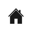 © GlopHetr - Home icon. Vector illustration. Flat design.