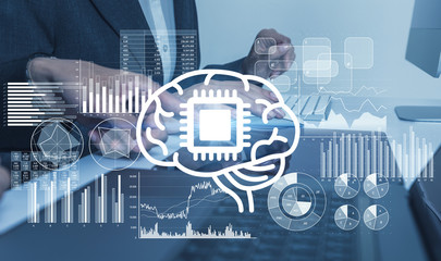 Poster - AI (Artificial Intelligence) concept.