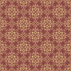 Poster - Texture wallpapers in the style of Baroque . Modern illustration for your design