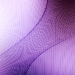 Leinwandbilder - Abstract curved lines on blured background. Modern illustration