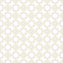 Poster - Seamless wallpapers in the style of Baroque . Modern texture illustration