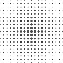 Poster - Halftone seamless pattern. Abstract background