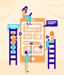 mobile technology concept