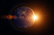 © revers_jr - Earth, Sun, space. Sunrise.