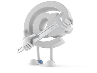 Sticker - E-mail character with wrench