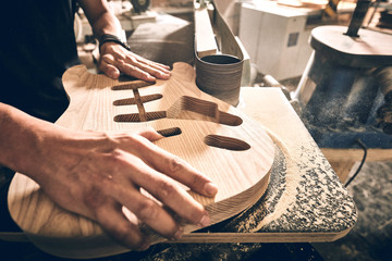 Manufacture of guitars.