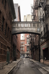 Poster - Sky bridge in New york