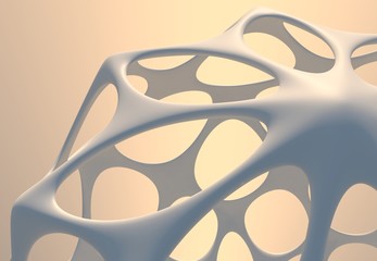3d Abstract Architectural Futuristic Shape